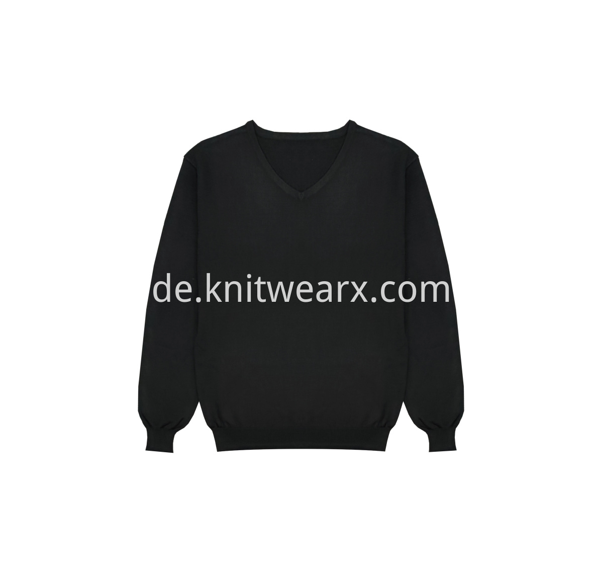 Men's Knitted Sweater Classic V-neck Anti-pilling Pullover